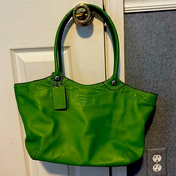 Coach Handbags - Green Coach Purse